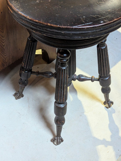 Antique Organ Stool