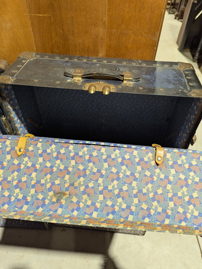 Antique Steamer Wardrobe Overland Trunk