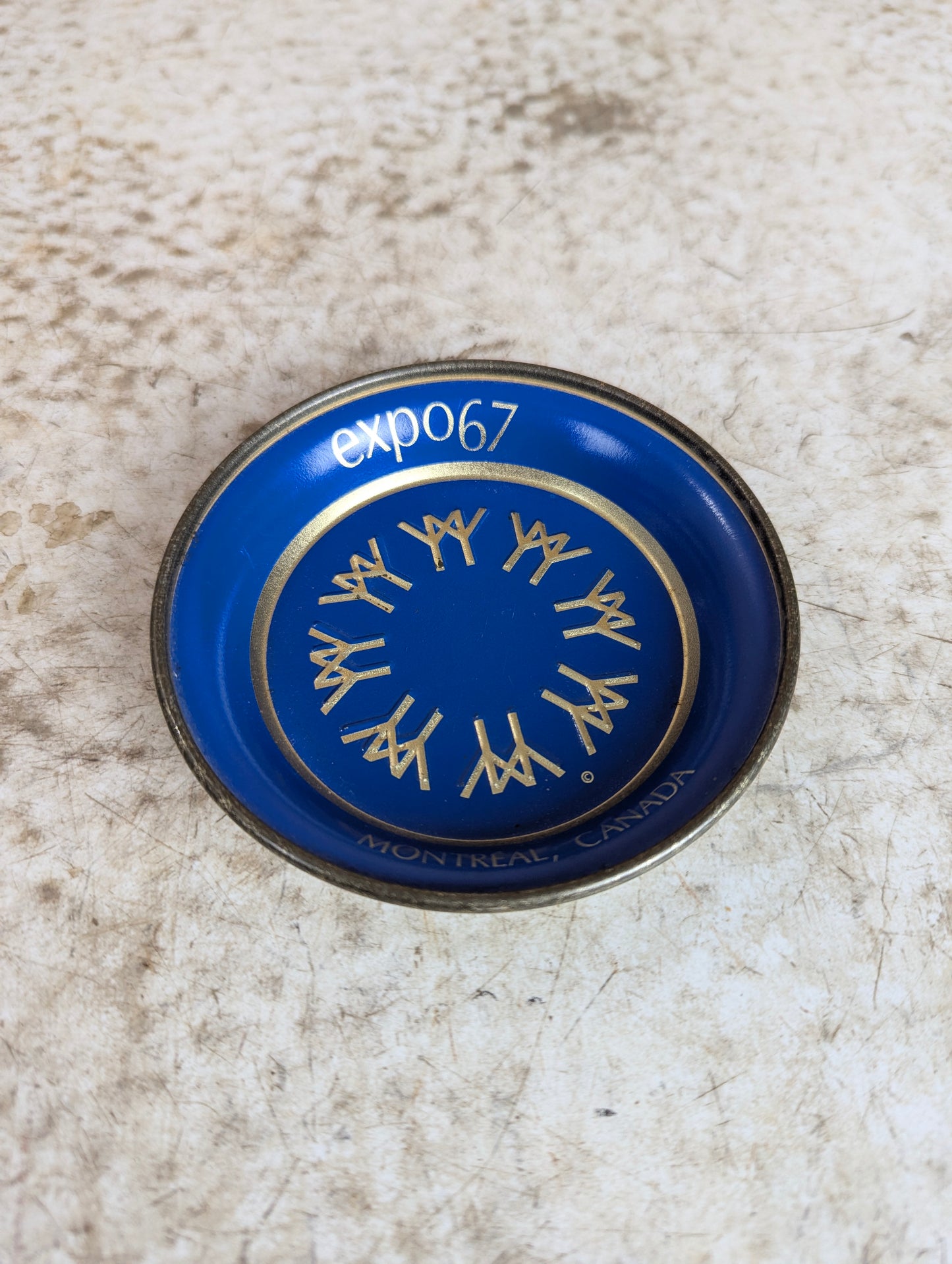 Expo 67 Metal Coaster