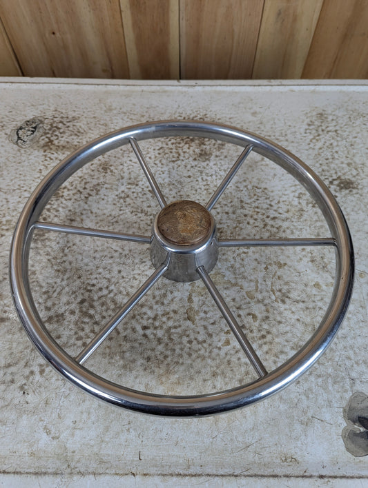 Stainless Steel Boat Steering Wheel