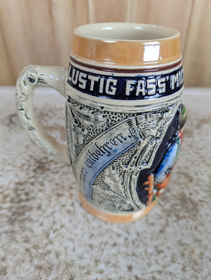 Vintage Ceramic Beer Stein #500