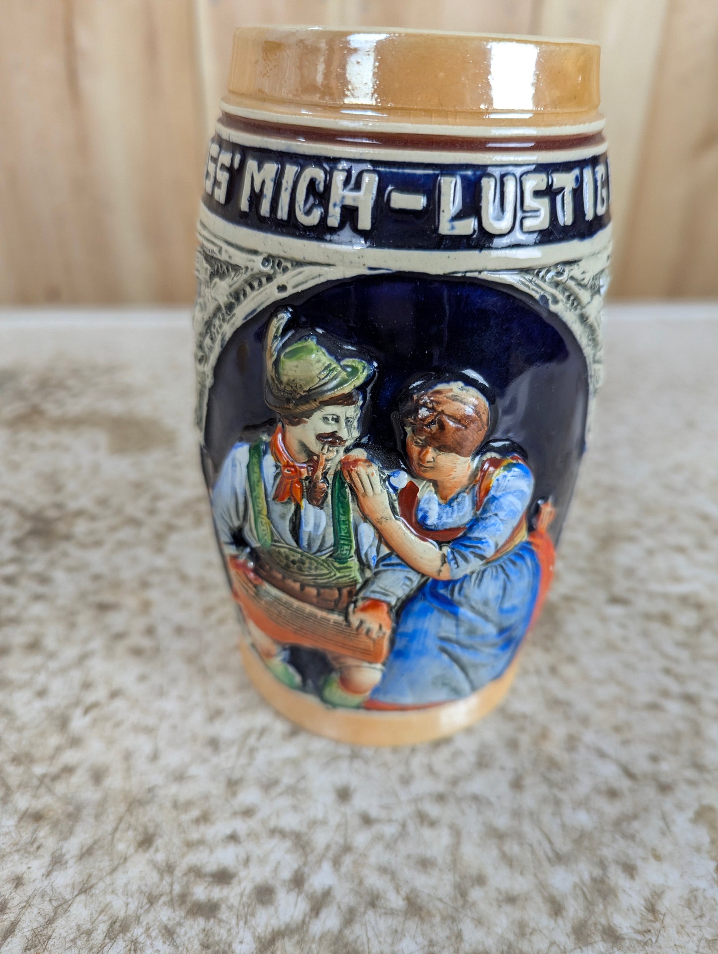 Vintage Ceramic Beer Stein #500