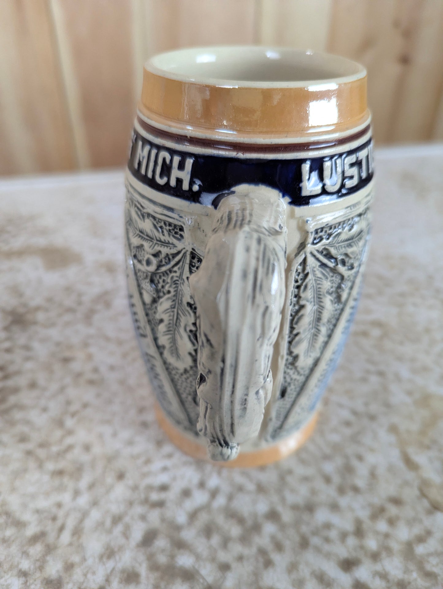 Vintage Ceramic Beer Stein #500