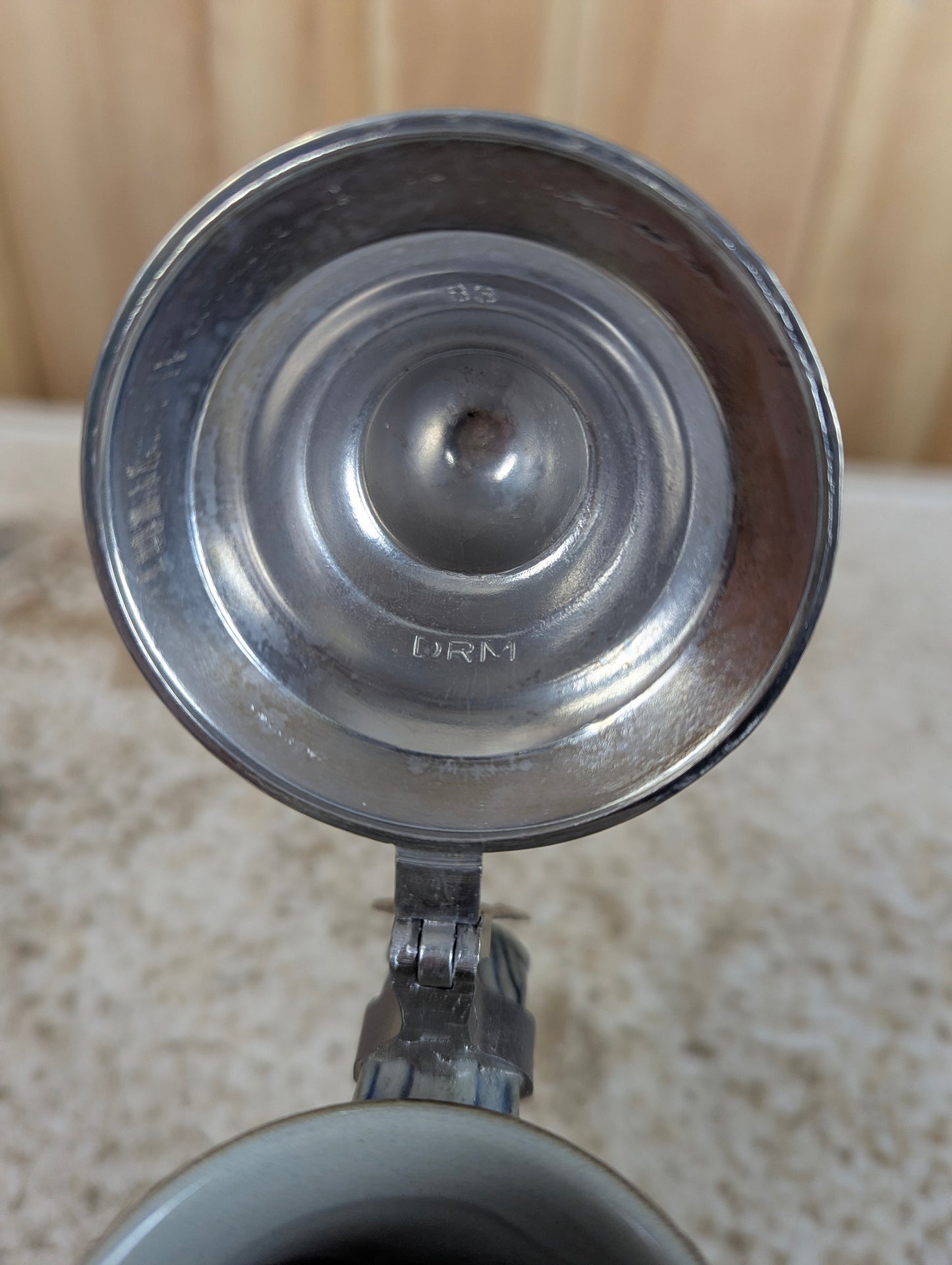 Austrian Lidded King Beer Stein