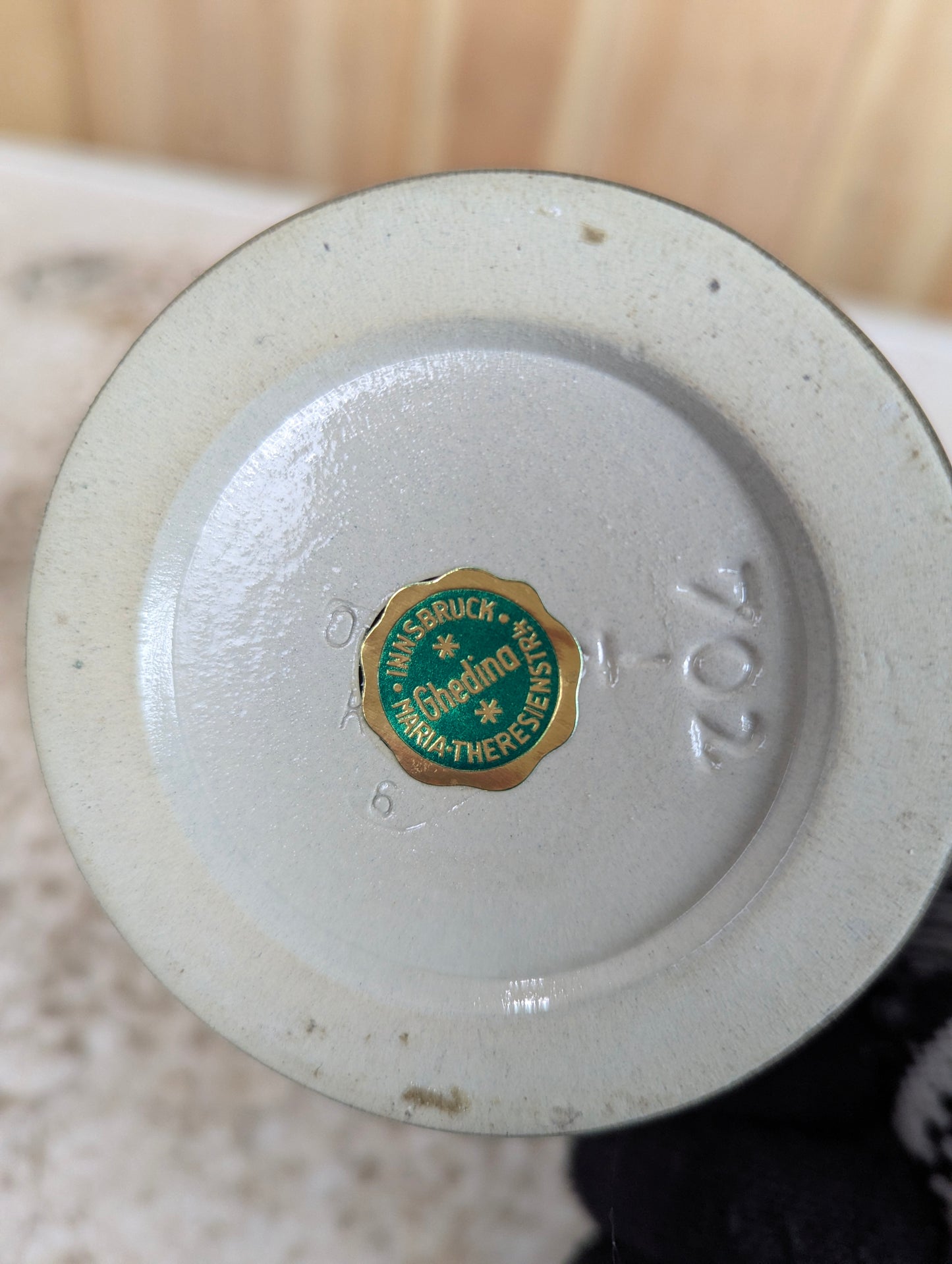 Austrian Lidded King Beer Stein