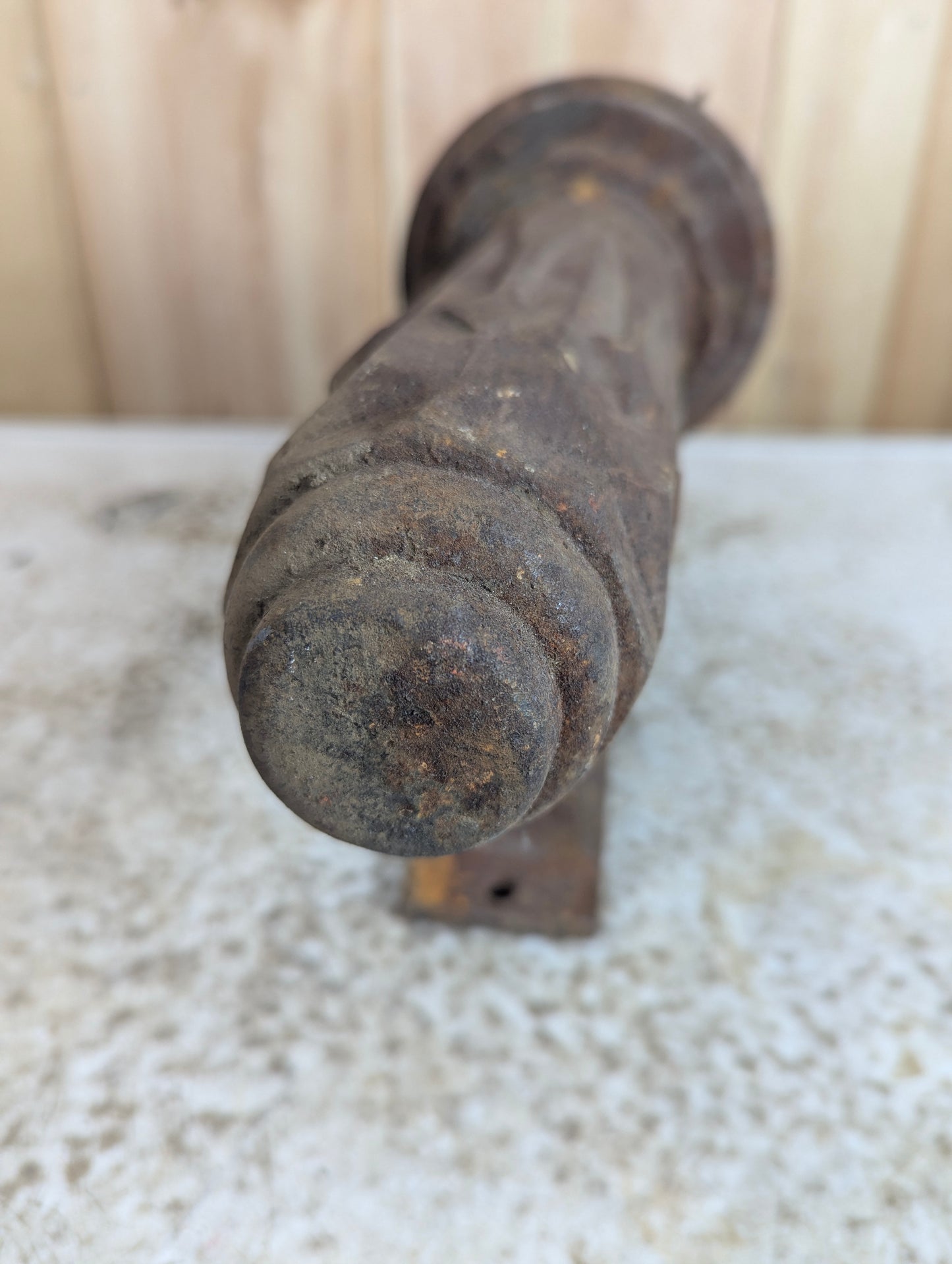 Antique Cast Iron Wall Sconce