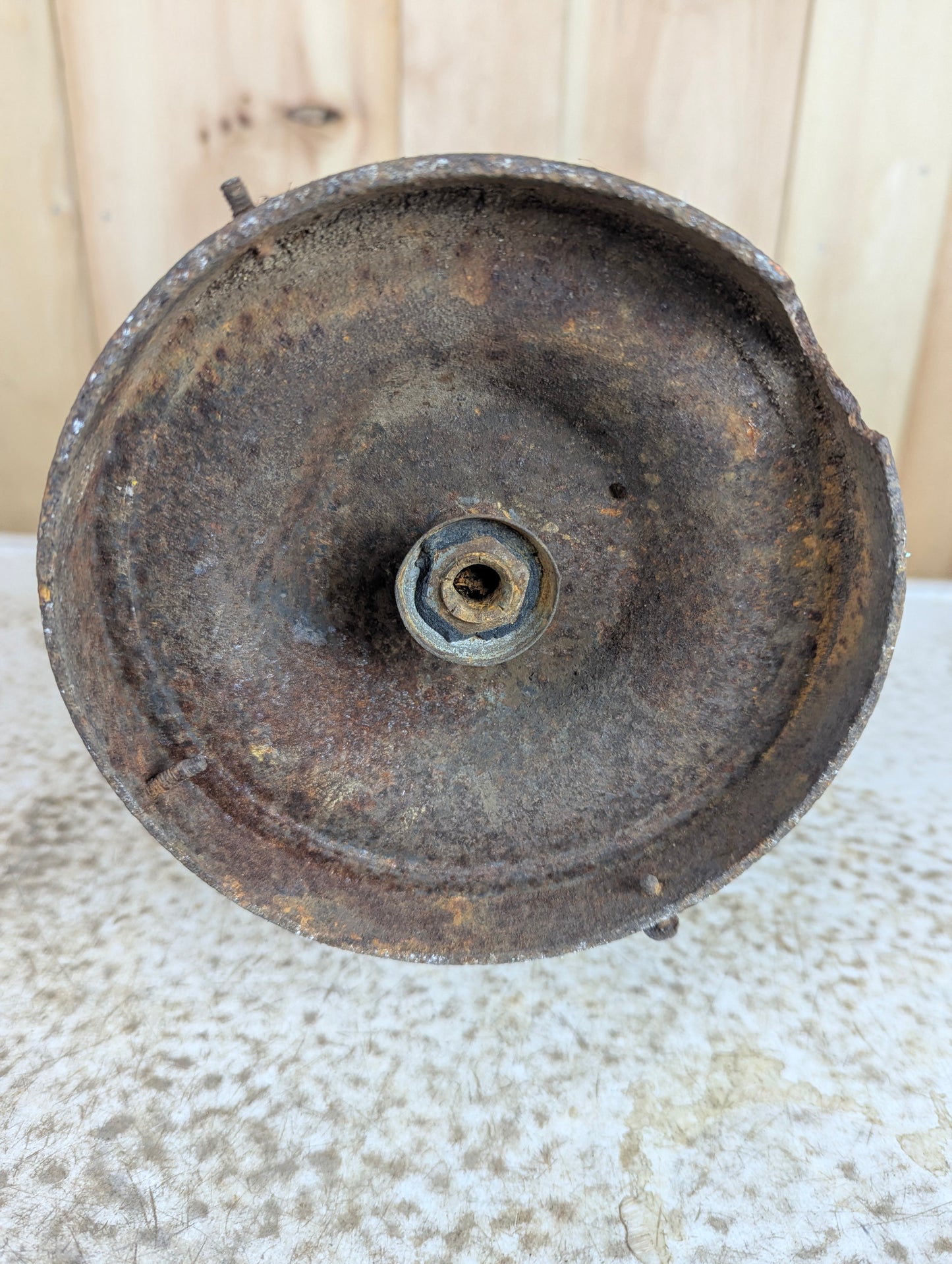 Antique Cast Iron Wall Sconce