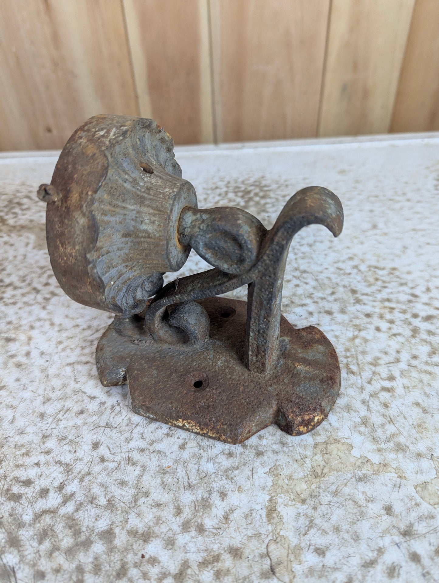 Antique Cast iron Wall Sconce