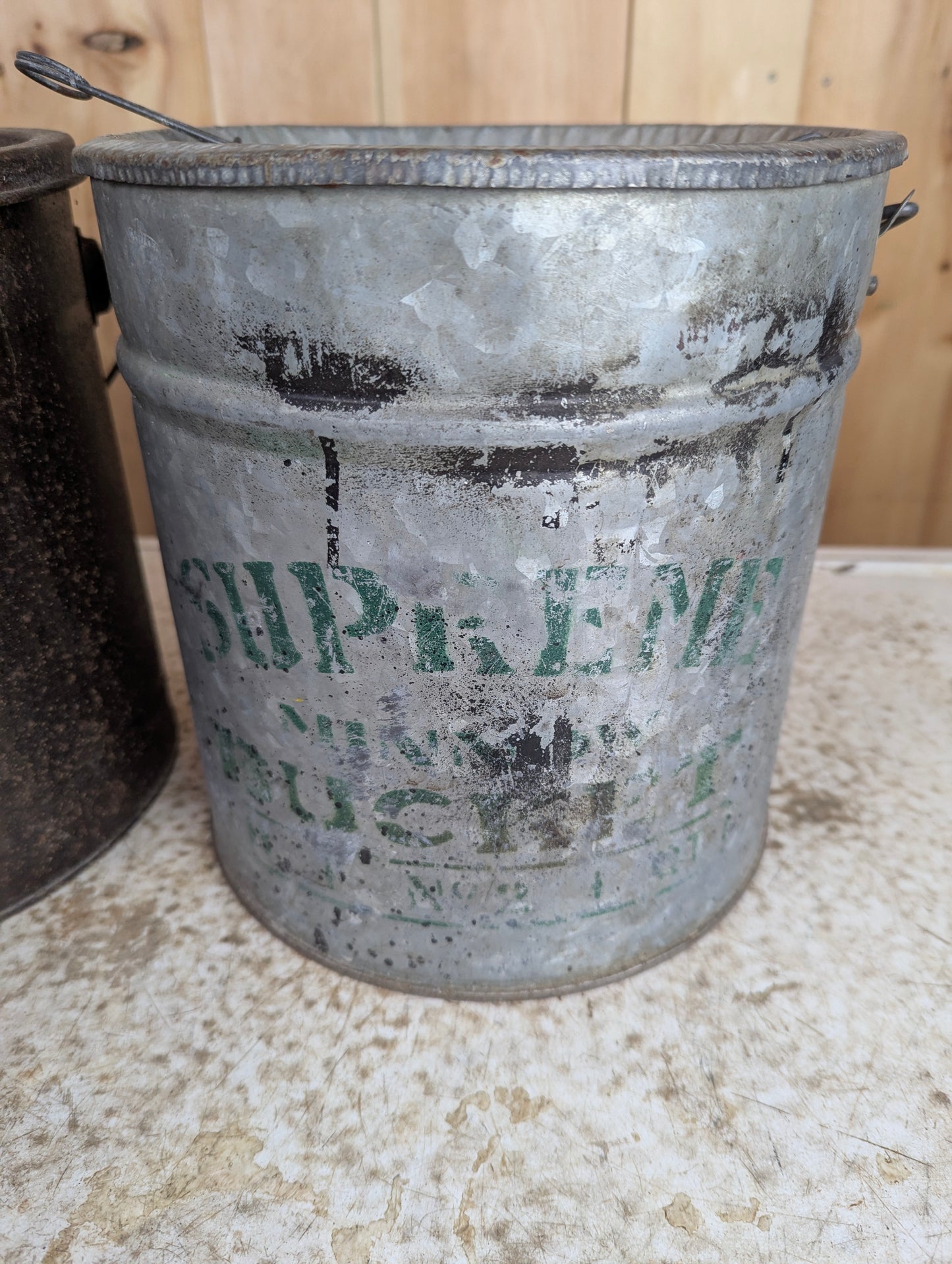 Galvanized Minnow Bucket