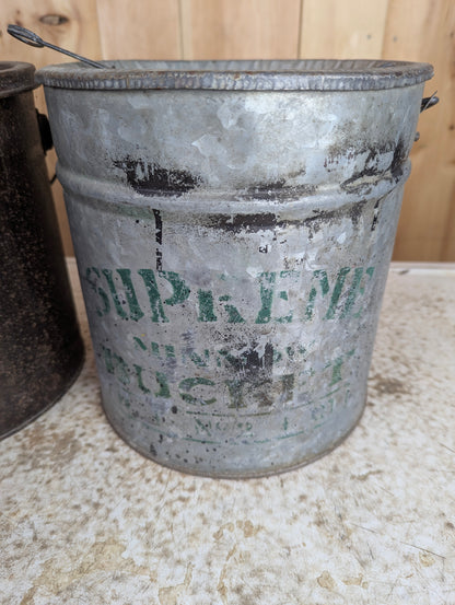 Galvanized Minnow Bucket