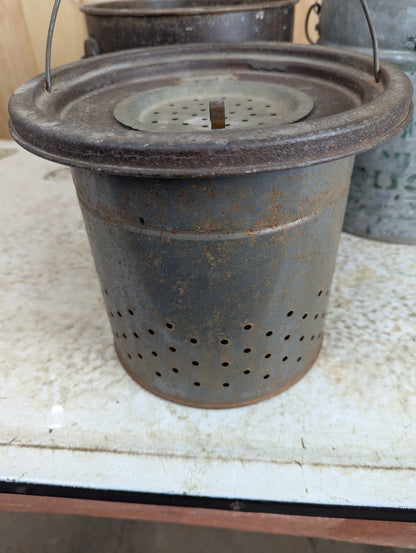 Galvanized Minnow Bucket