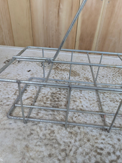 Vintage Wire 12-Soda Bottle Holder