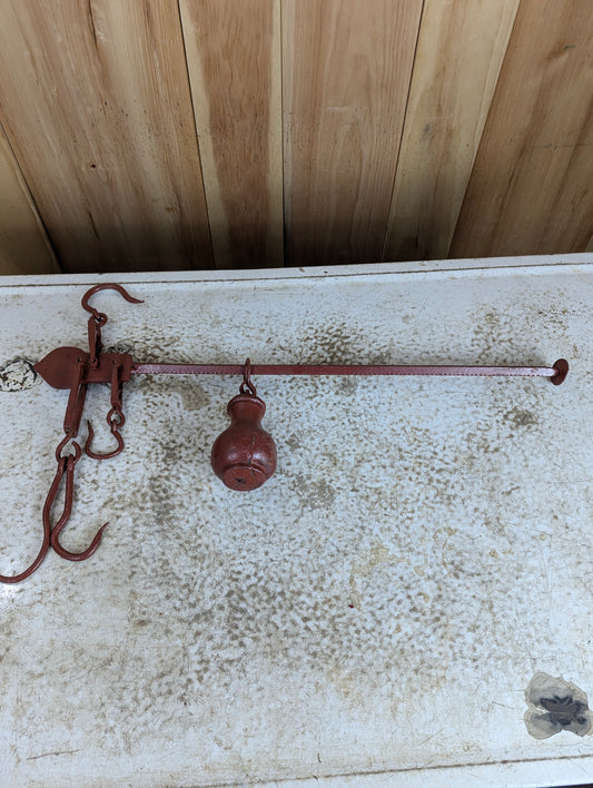 Antique 200 lb P. Rogers Hanging Balance Scale