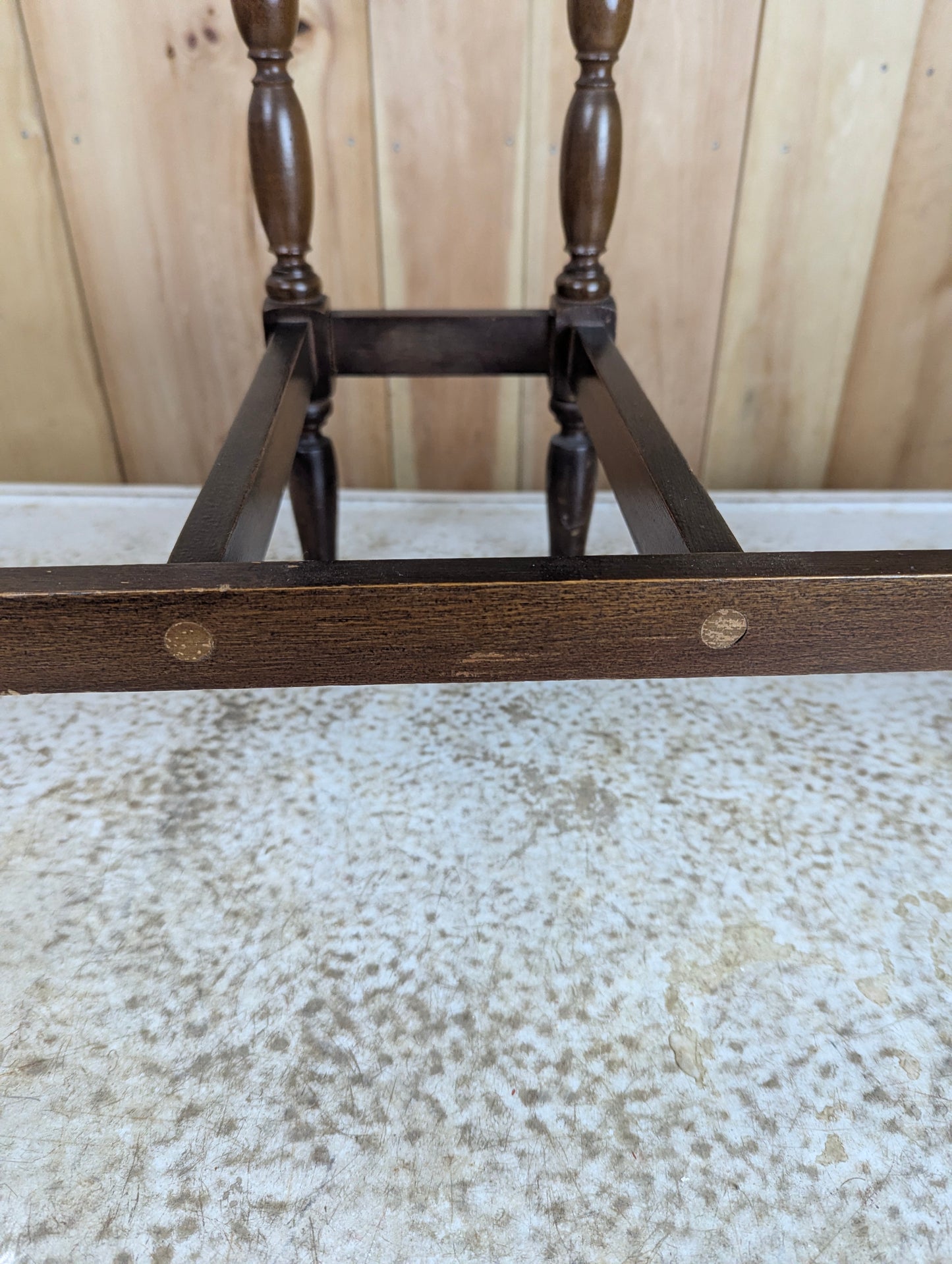 Antique Hilton Half Moon Side Table