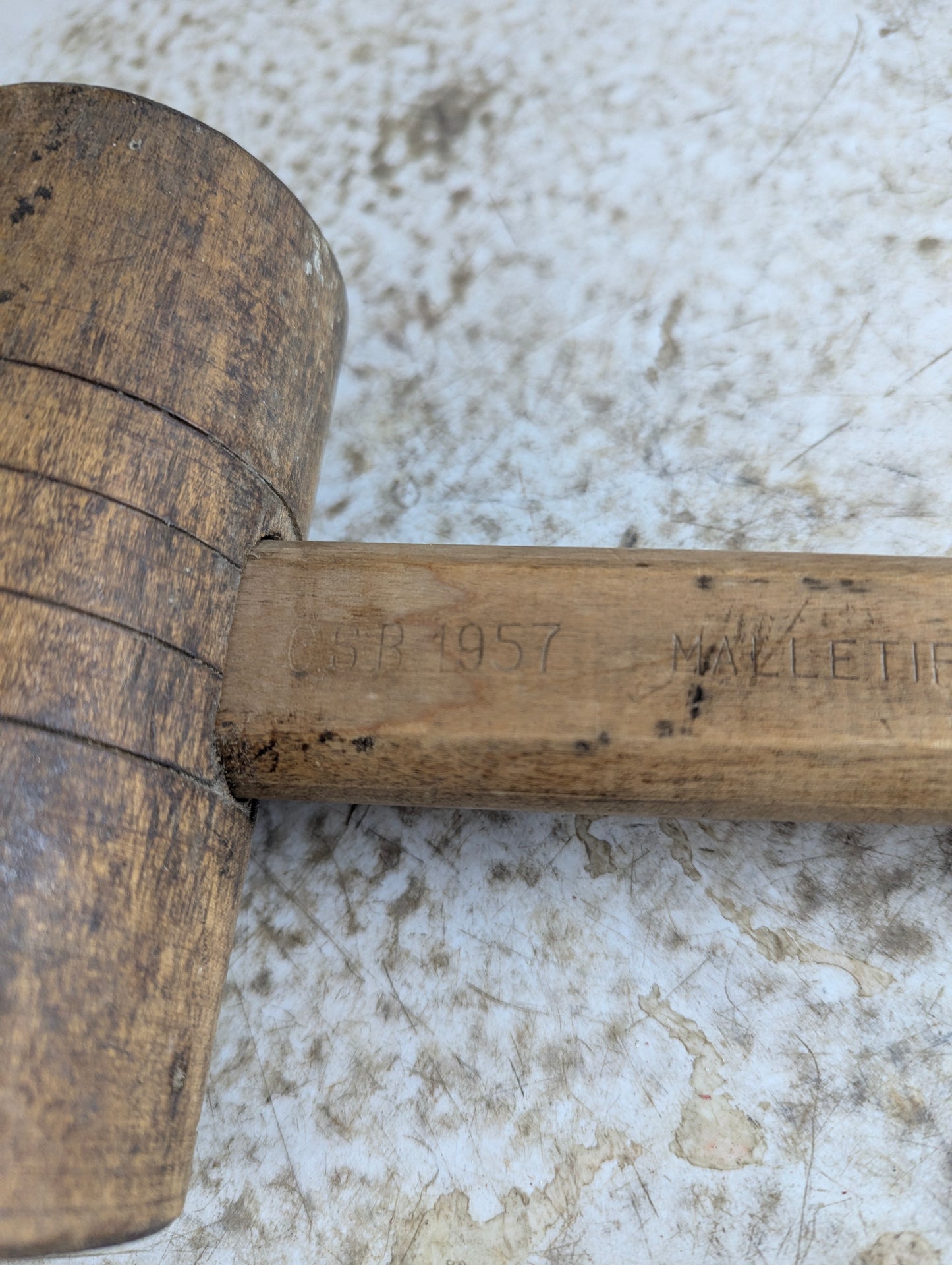 16” Vintage Wooden Mallet