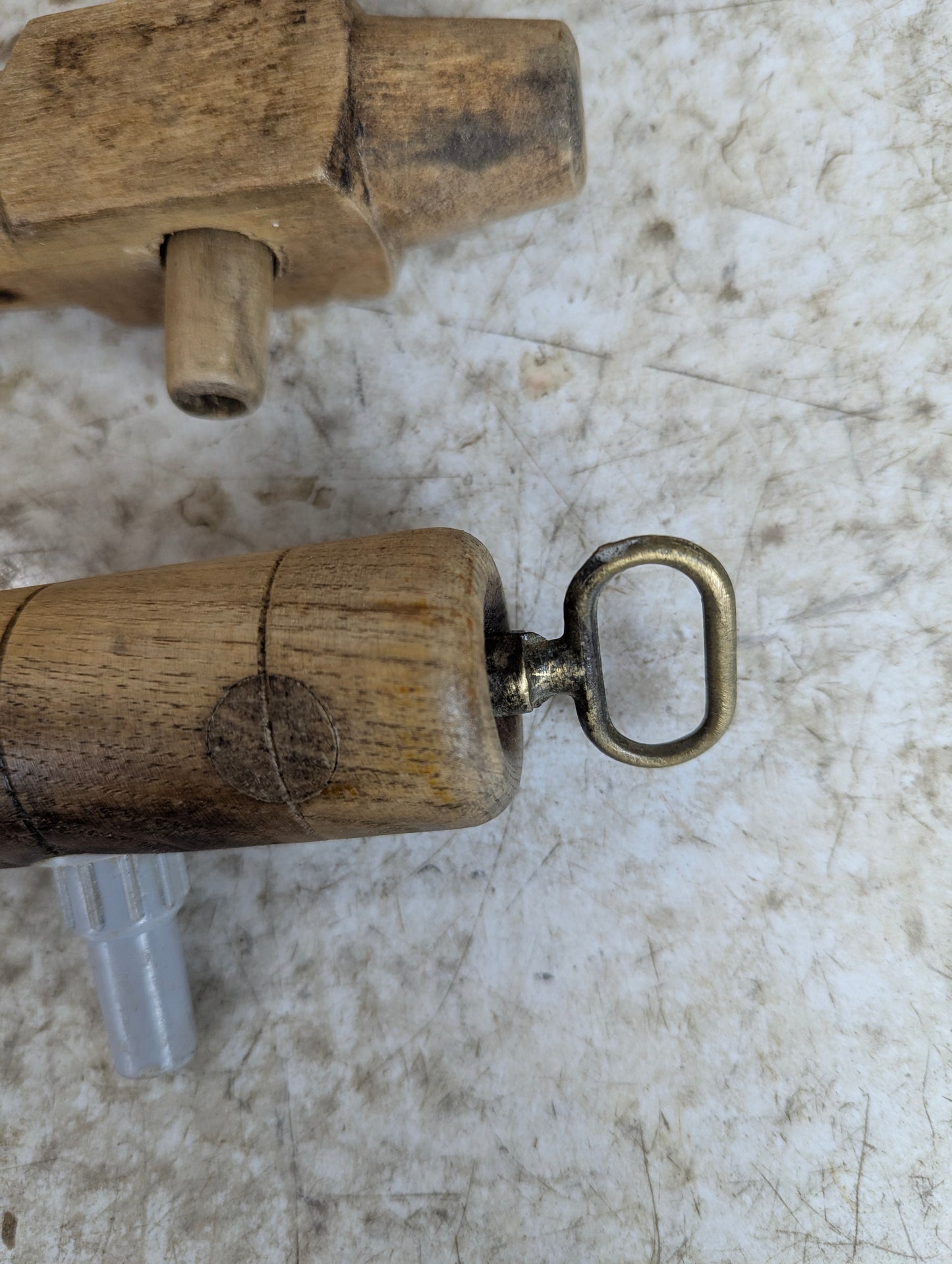 Vintage Wooden Barrel Spigots Beer Wine Cask Taps