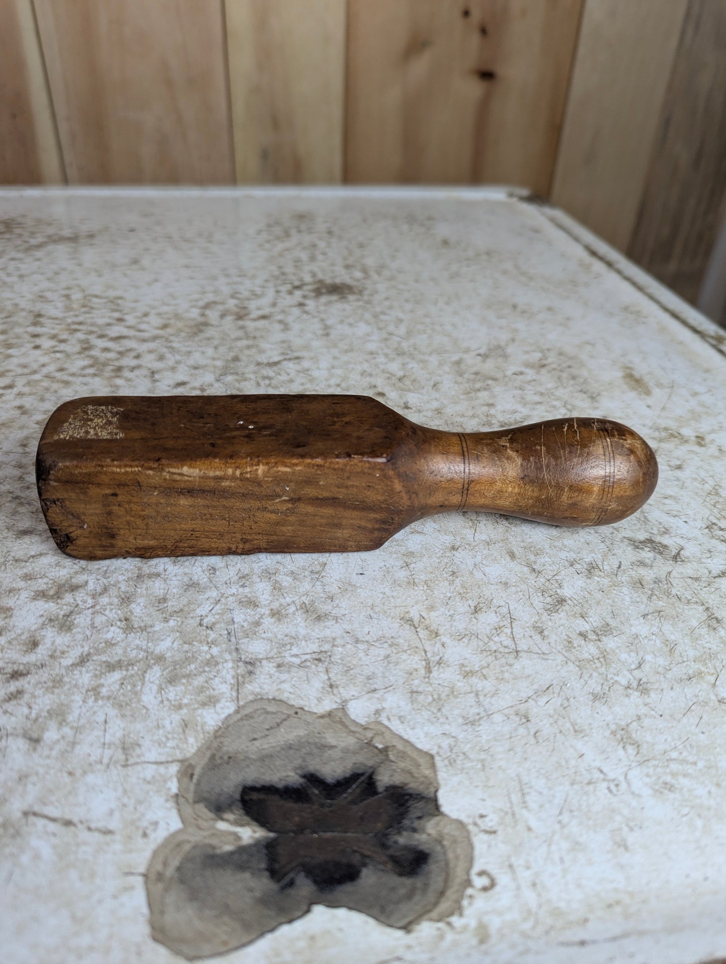 Antique Primitive Biscuit Beater