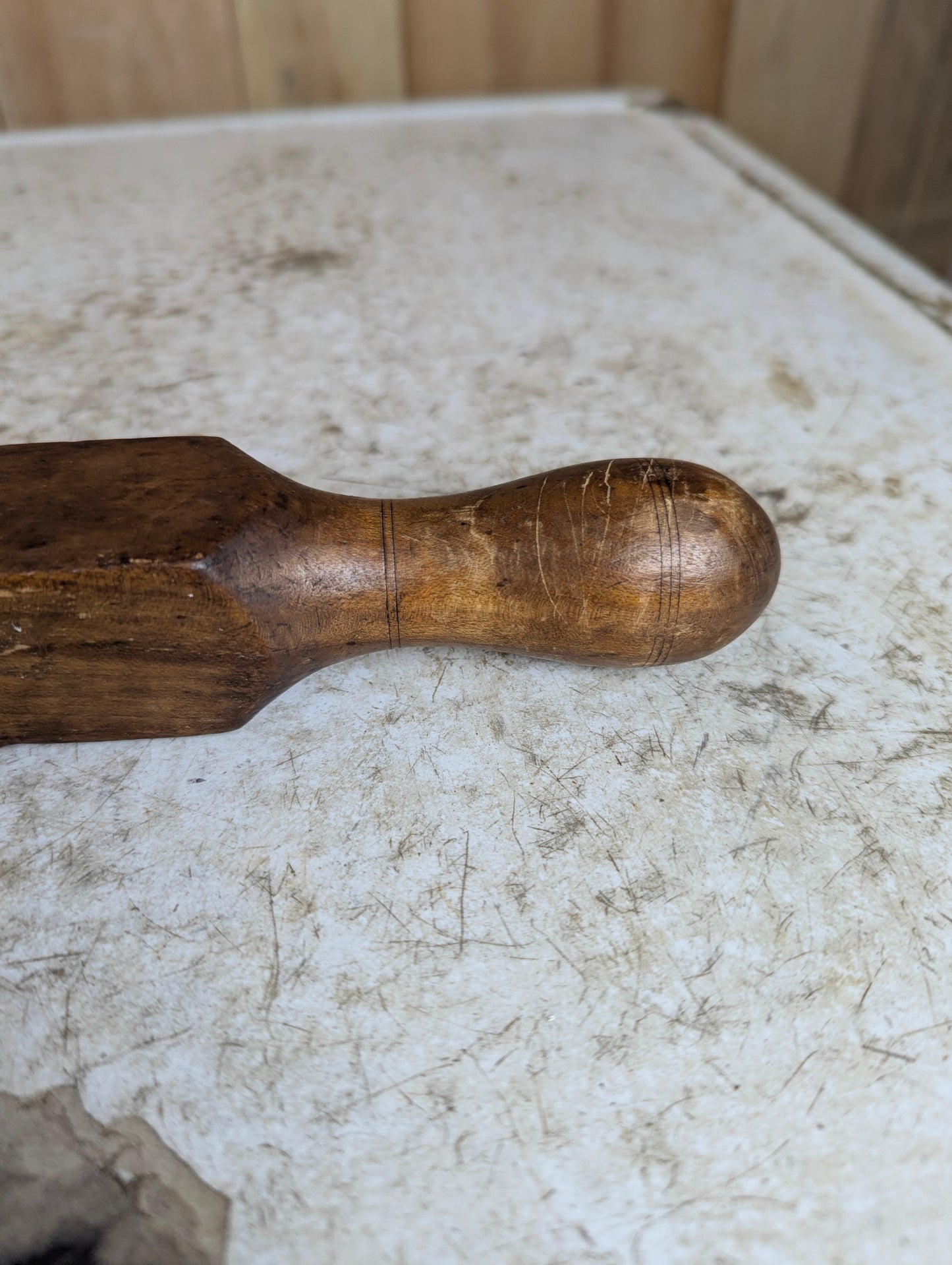 Antique Primitive Biscuit Beater