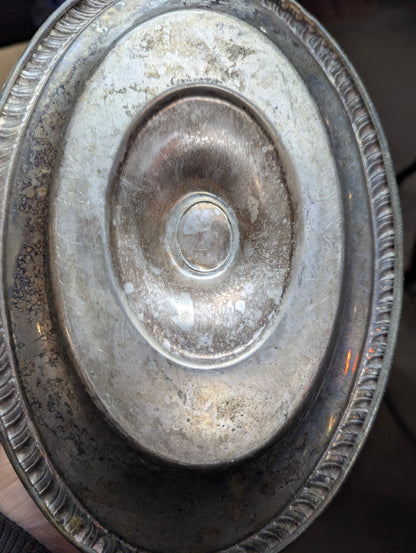 Vintage Copper Plated Silver Gravy Sauce Server