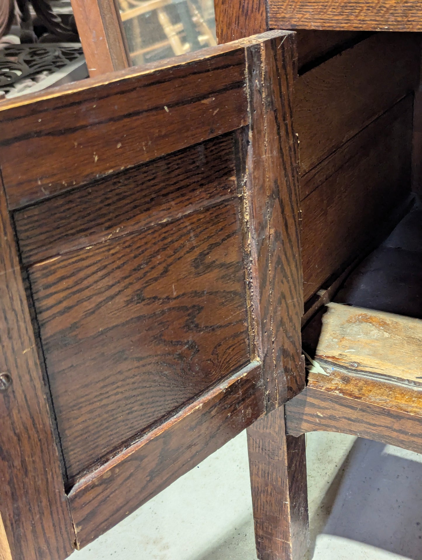 Antique Oak Washstand
