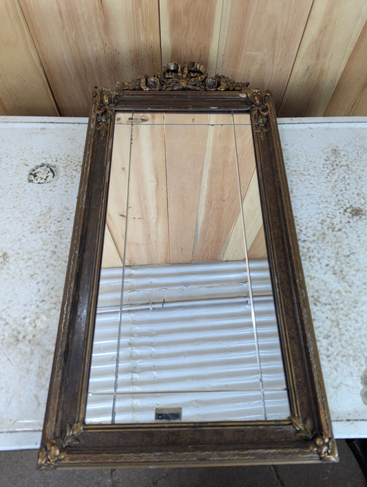 Antique Mirror with Gilt Frame