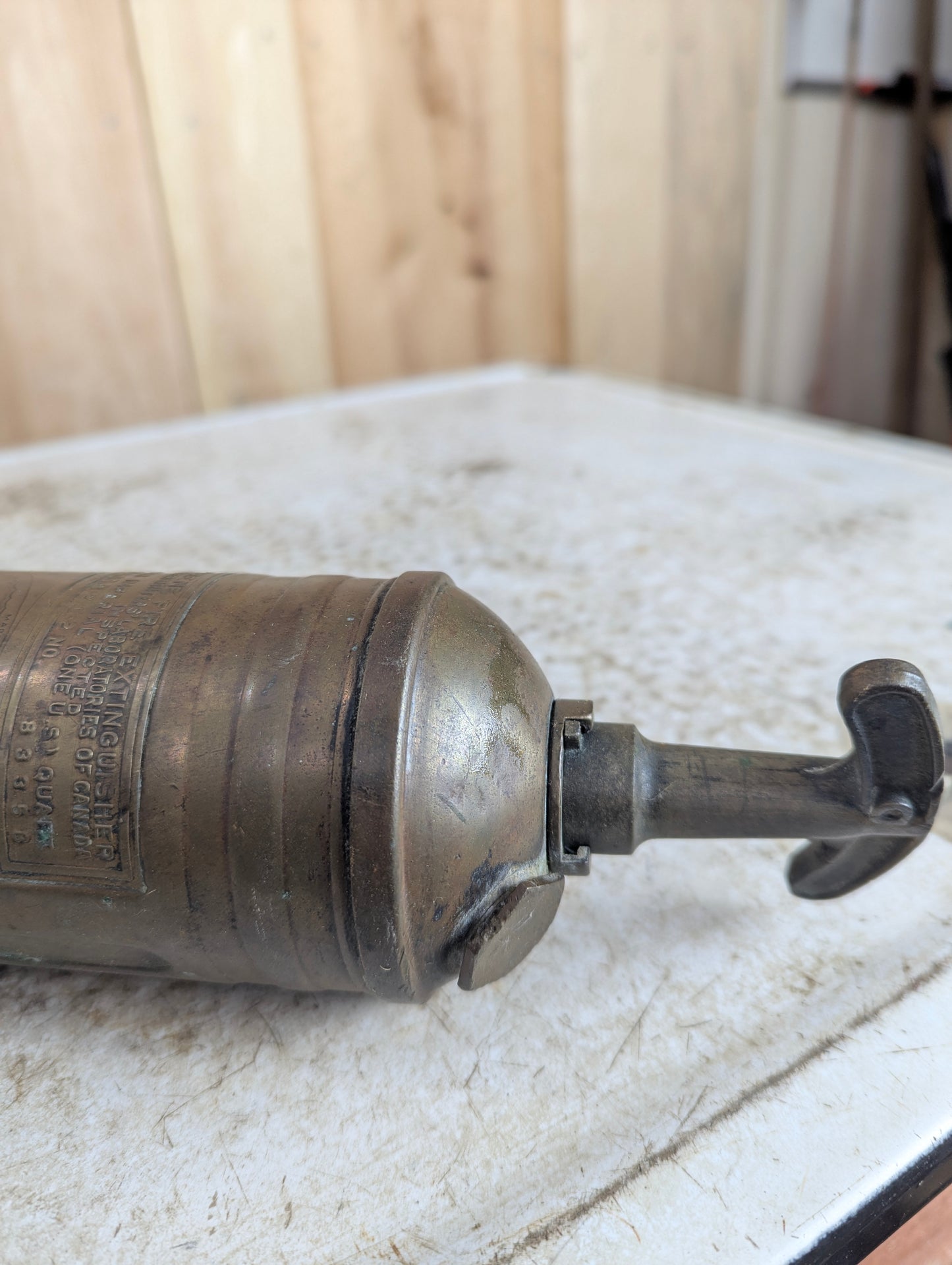 Vintage 1 Qt Pyrene Fire Extinguisher