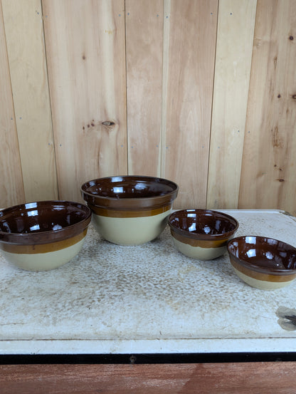 Set of 4 Stoneware Bowls