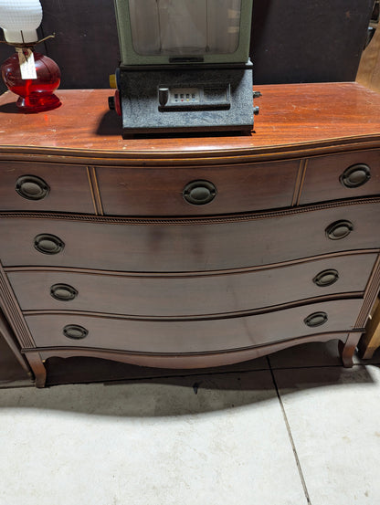 Vintage 4-Drawer Wide Dresser