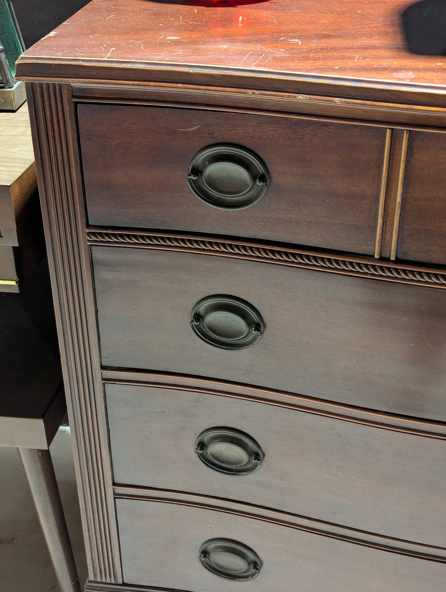 Vintage 4-Drawer Wide Dresser