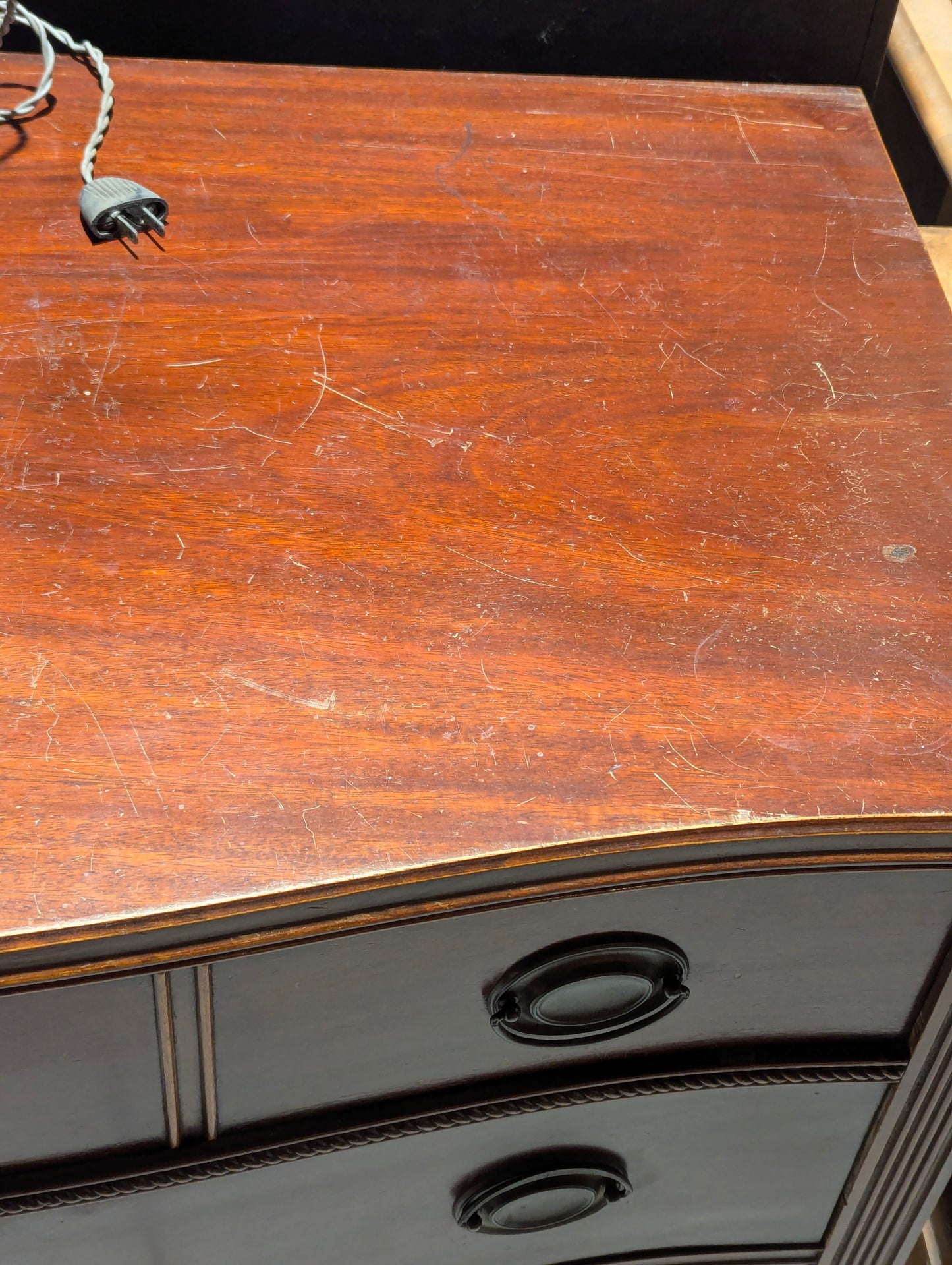 Vintage 4-Drawer Wide Dresser