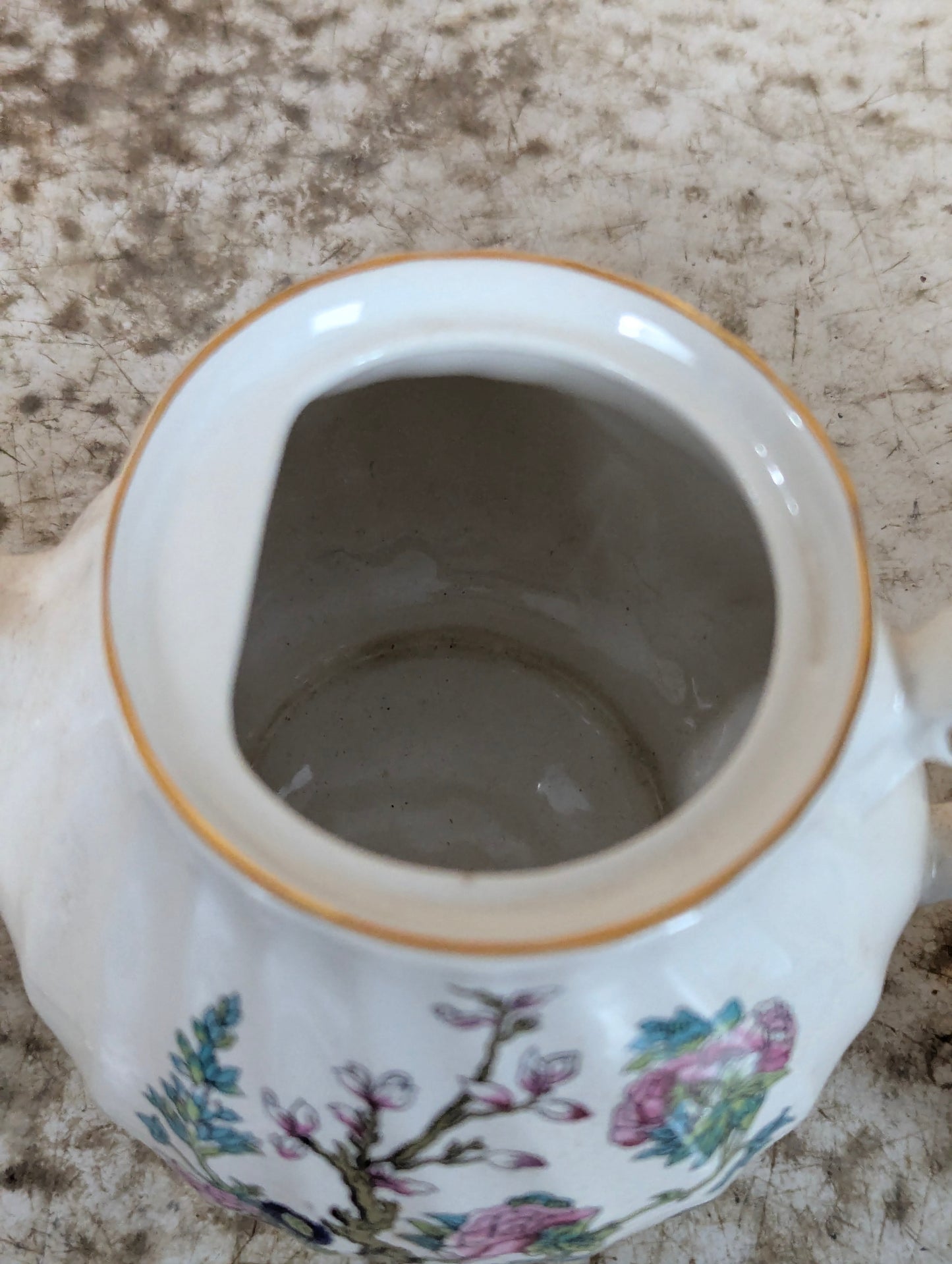 Set of 4 Vintage Sadler Indian Tree Peony Tea Set