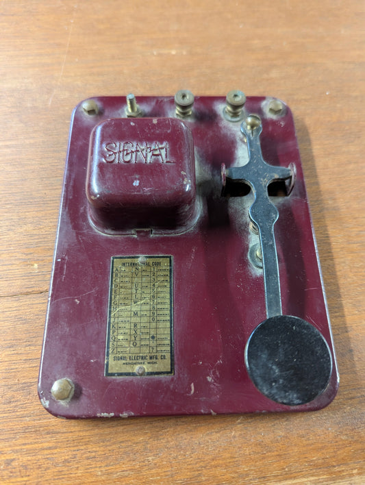 1930’s Signal Morse Telegraph Key - Untested