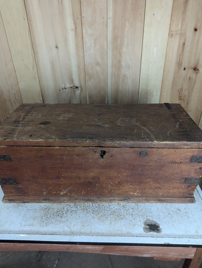 Antique Wooden Toolbox