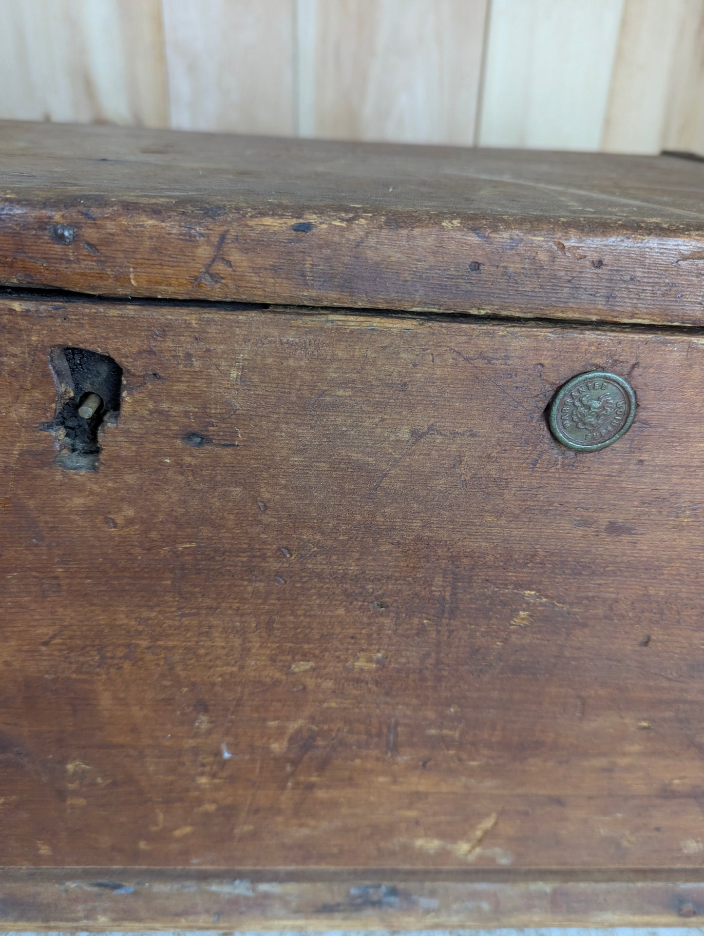 Antique Wooden Toolbox