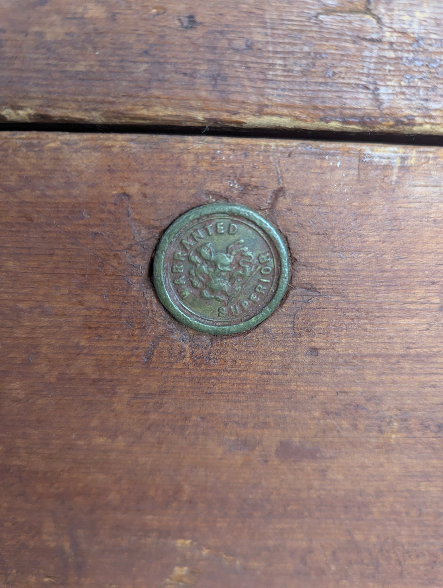 Antique Wooden Toolbox