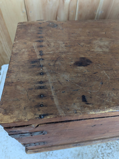 Antique Wooden Toolbox