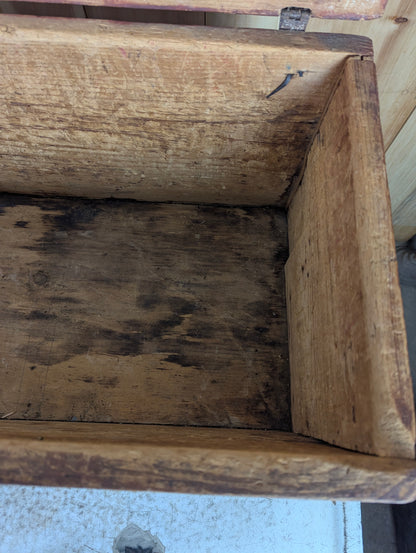 Antique Wooden Toolbox