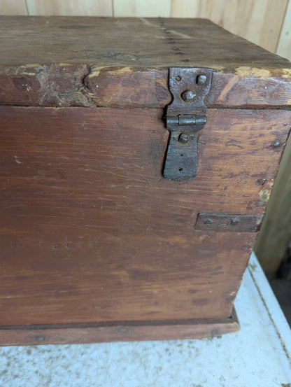 Antique Wooden Toolbox
