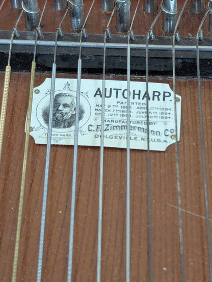 Antique Autoharp in Case