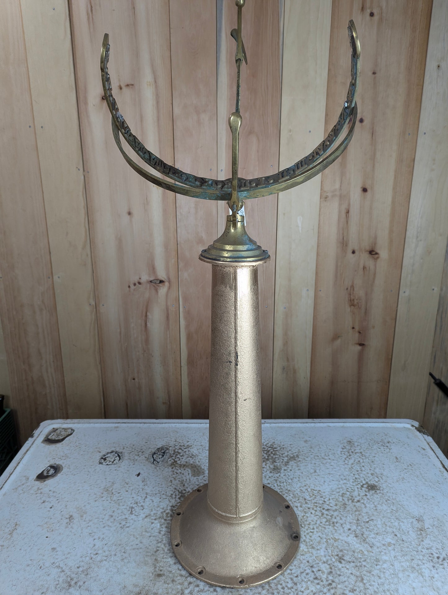 Vintage Brass Sun Dial