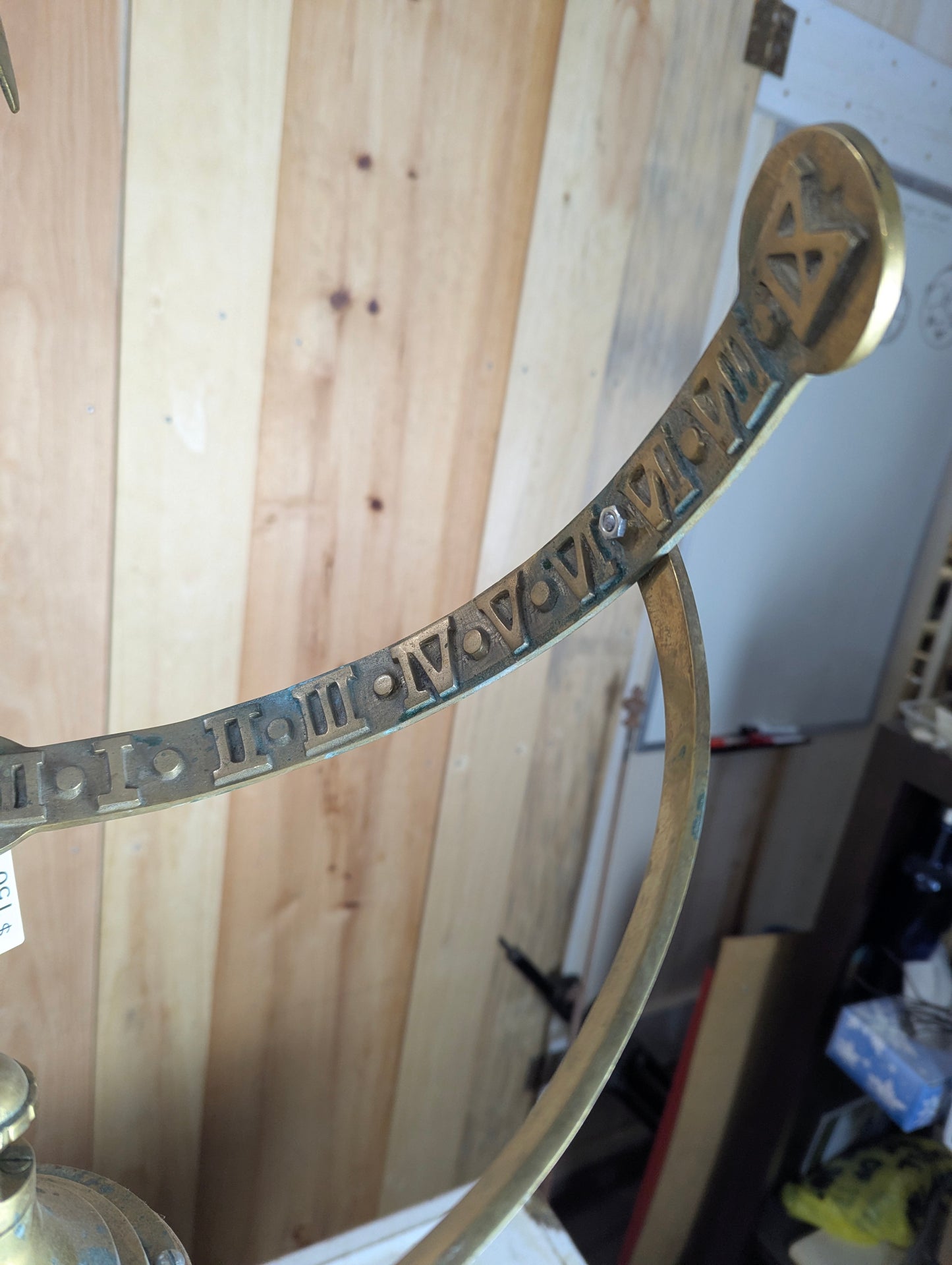 Vintage Brass Sun Dial