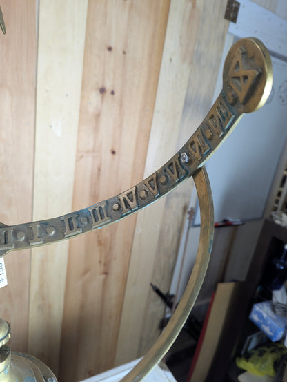 Vintage Brass Sun Dial