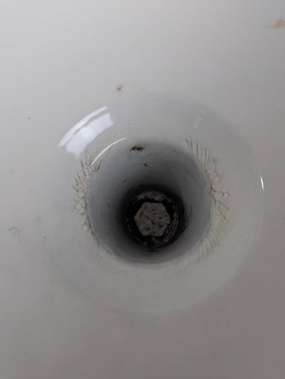 Vintage 16” Green Enamel Light Shade