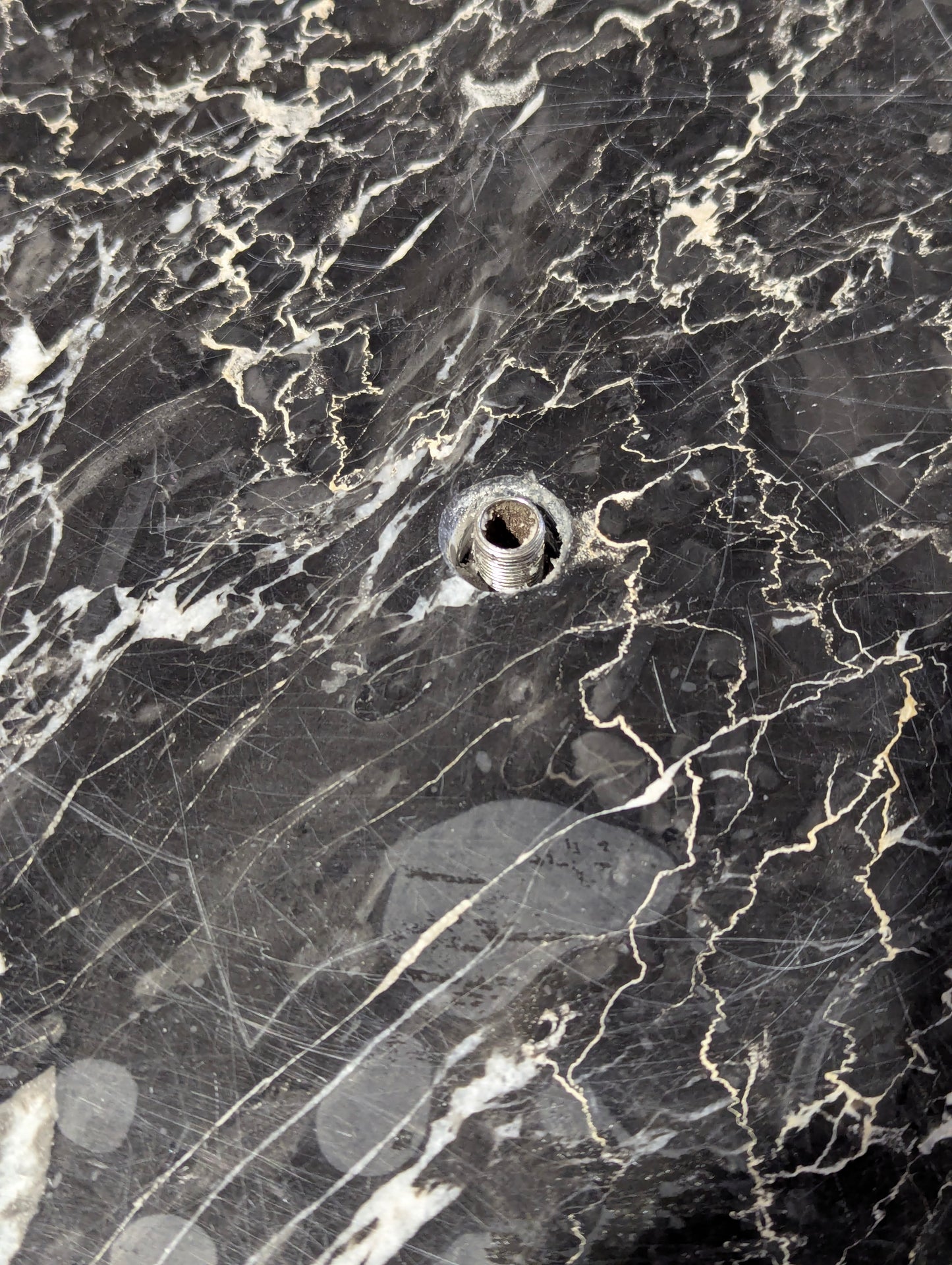 Italian Marble Topped Side Table