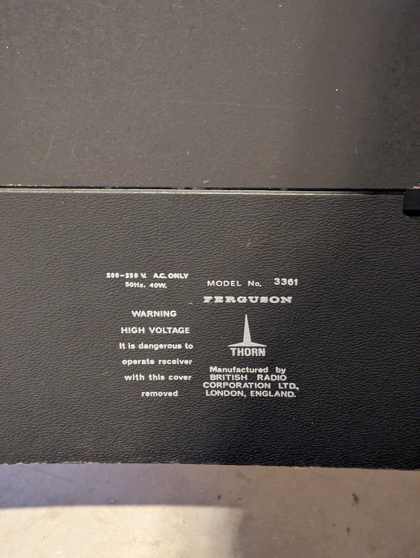 Vintage Mid-Century Modern Ferguson Model 3361 Stereo System