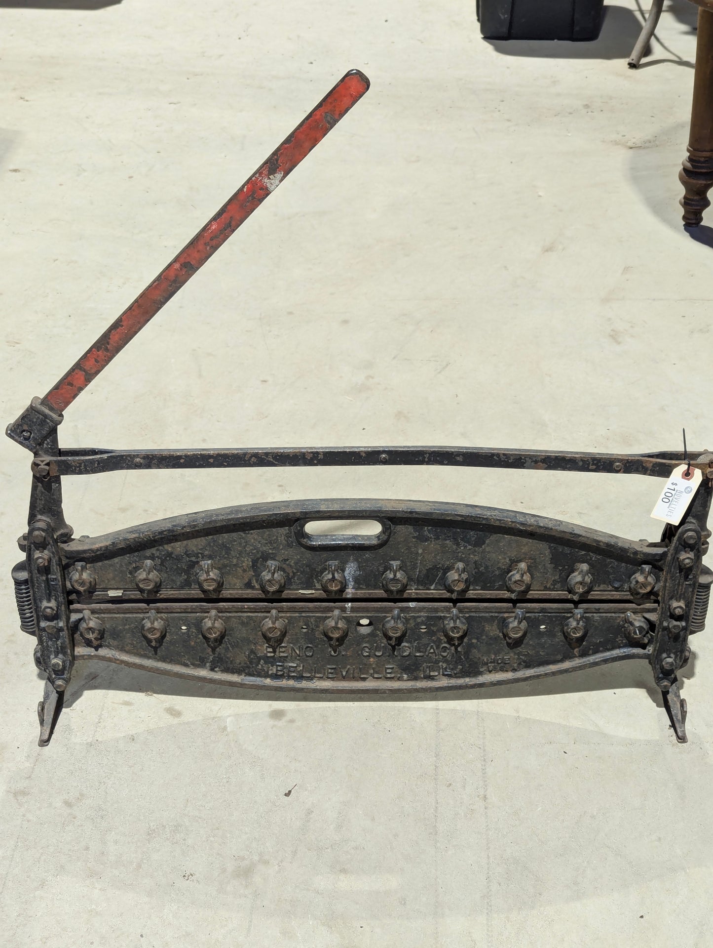 Antique Cast Iron Asbestos Shingle Cutter