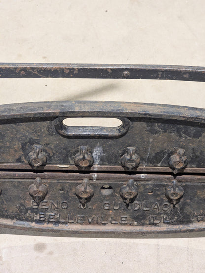 Antique Cast Iron Asbestos Shingle Cutter