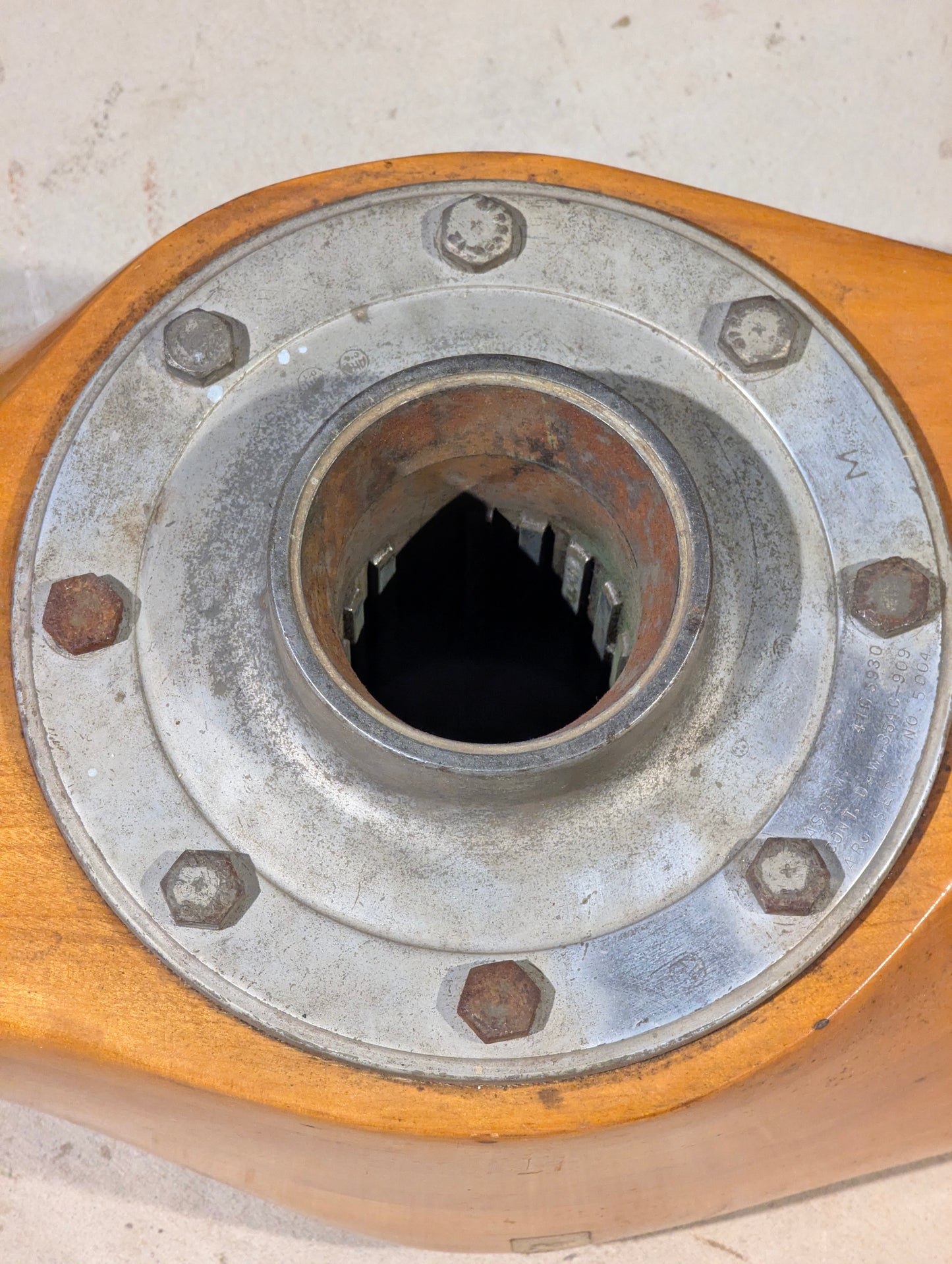 WW2 Era Wooden Propeller with Hub
