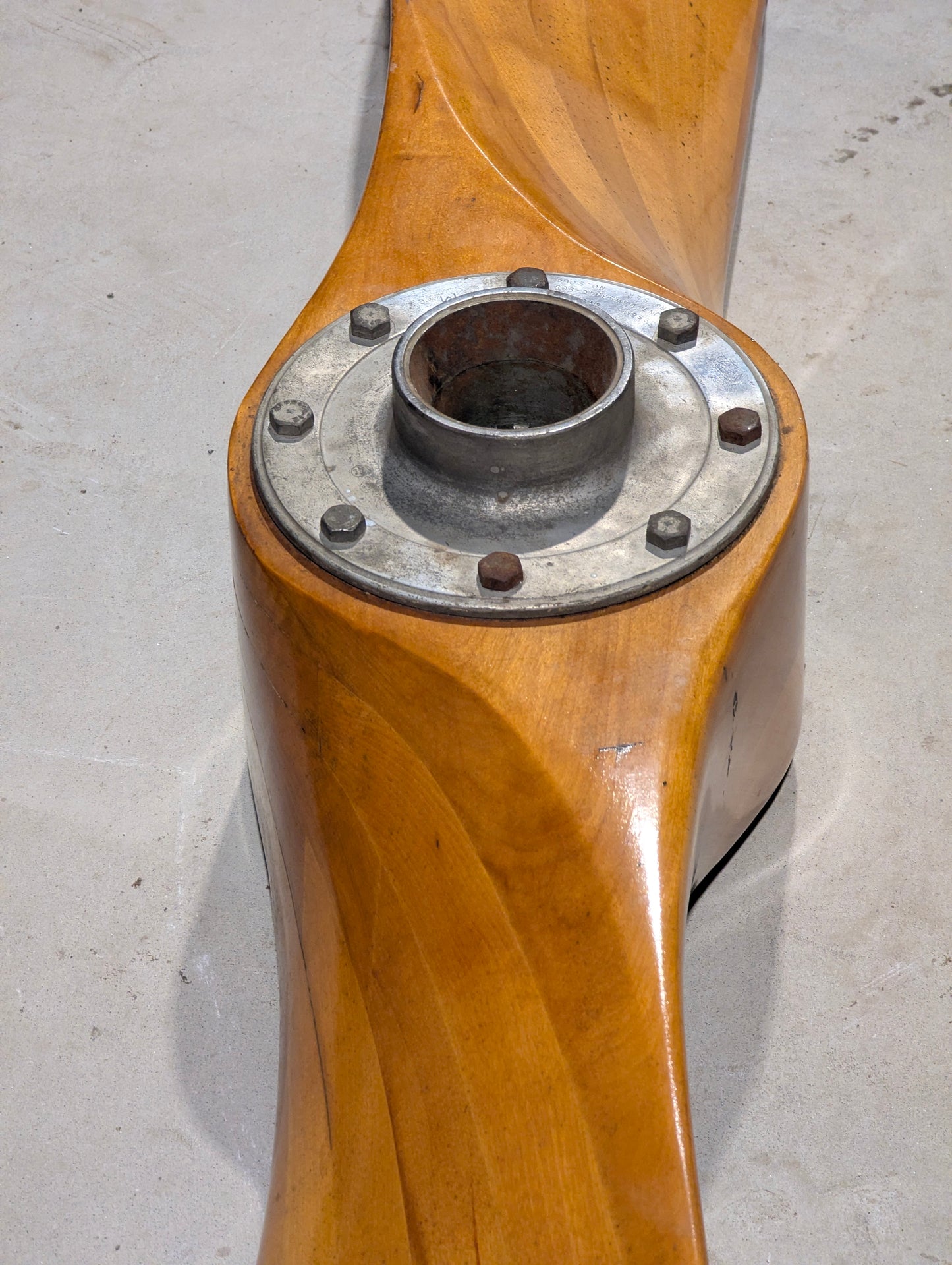 WW2 Era Wooden Propeller with Hub