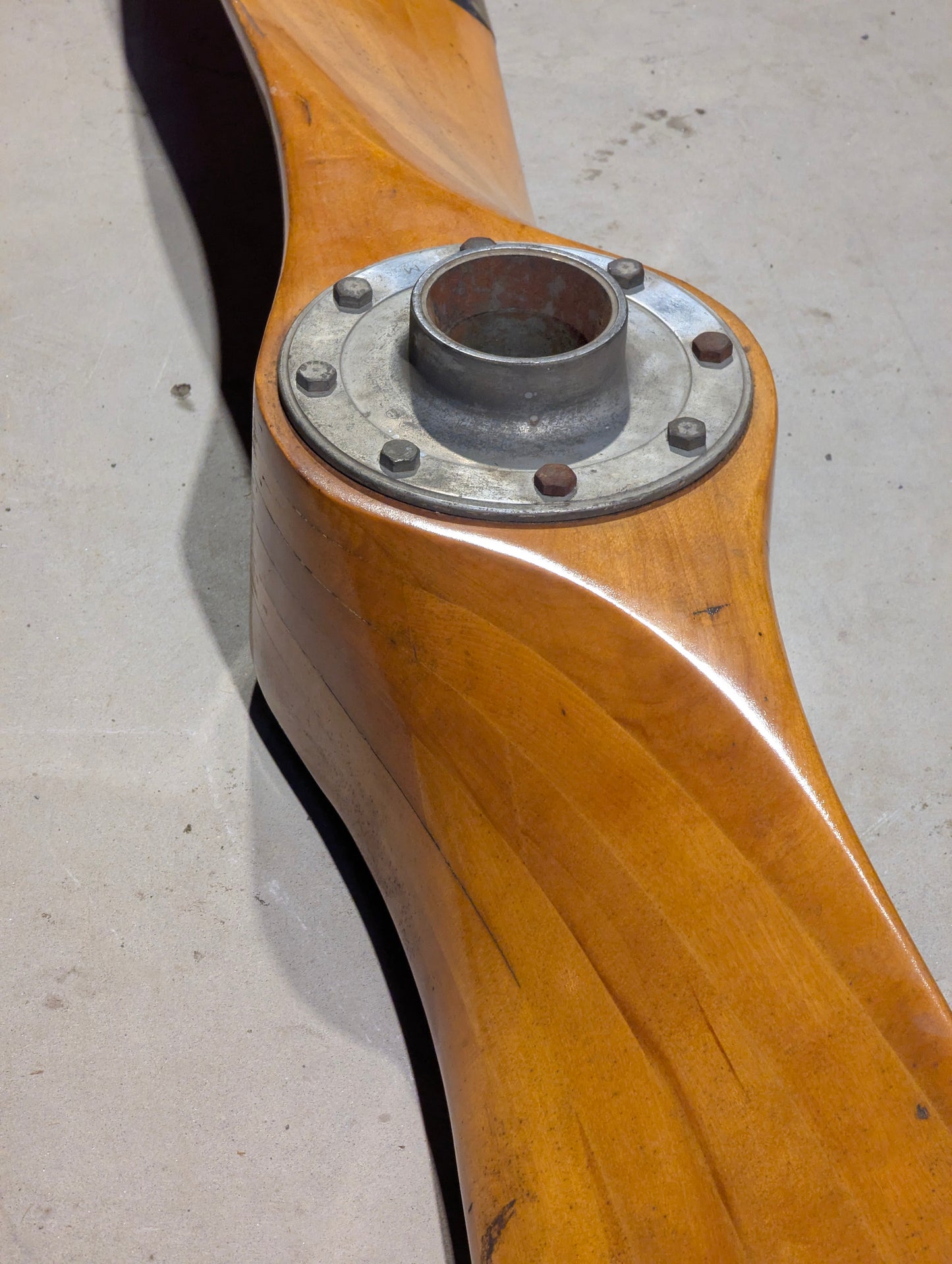 WW2 Era Wooden Propeller with Hub
